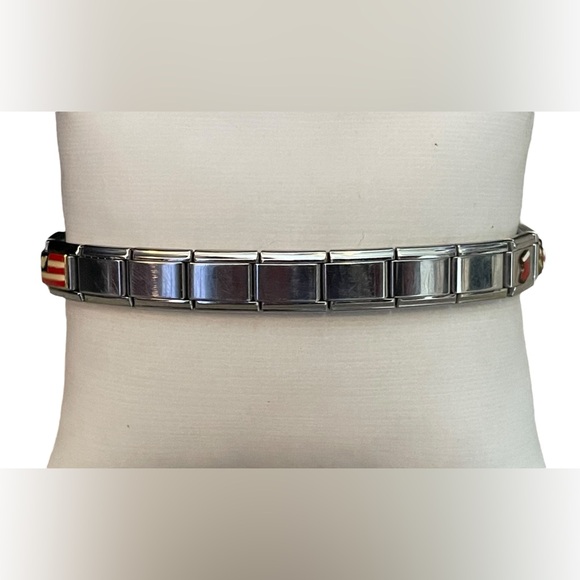 Walt Disney 9mm Italian Add-A-Link Charm Bracelet - Picture 8 of 10